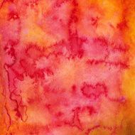 Bright hand painted red and orange textured background
