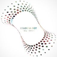 abstract color dots pattern background N4