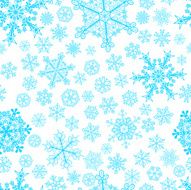 Christmas seamless pattern of snowflakes