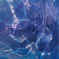 Shades of blue with layers textured and purple