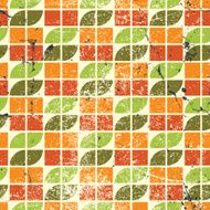 Ornamental worn textile geometric seamless pattern decorative