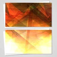 Vector business-card set for your design N145