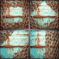 Vector metal background set N9