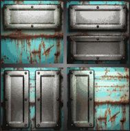 Vector metal background set N13
