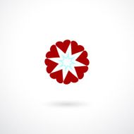 abstract color Hearts icon N2