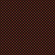 Seamless orange polka dot patter on black paper N2