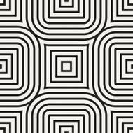 Seamless modern geometric design on white paper N19