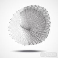 Abstract geometric background made of lines