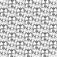 abstract black and white heart pattern background