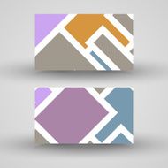 Vector business-card set for your design N146