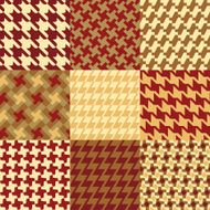 Nine Houndstooth Patterns N2