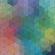 abstract colorful hexagon pattern background N9