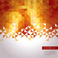 Trendy Abstract Golden Geometric Hipster Background