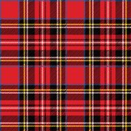 Red black bluÐµ yellow and white tartan seamless vector pattern