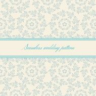Vector damask seamless vintage pattern background N2