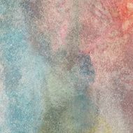 Mottled pinks and blues on watercolor paper
