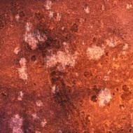Dark textured painting with brown hues