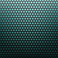 metal grid blue light background