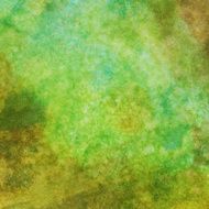 Green grunge watercolor background with texture