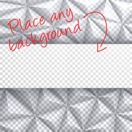 Abstract Polygonal background for Design - Low Poly Geometric Vector N75