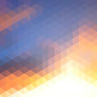 Sunset - Abstract geometric background