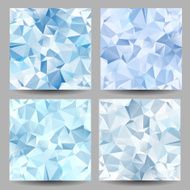 Backgrounds with abstract triangles N6