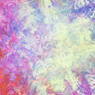 Colorful abstract watercolor acrylic painting N5