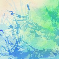 Abstract colorful light painted watercolor splashes background N4