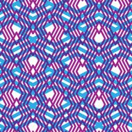 Geometric violet messy lined seamless pattern colorful maze N2