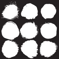 Grunge shapes set N3