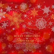 Christmas Greeting Card with Space for Copy - Illustration