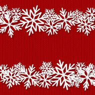 Christmas background with paper snowflakes N5