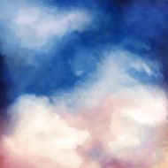 Dramatic Sky Painting Background