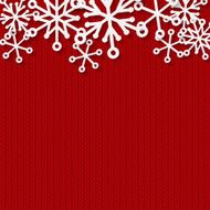Christmas background with paper snowflakes N6
