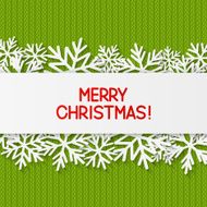 Christmas background with paper snowflakes N7