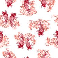 Japanese carp pattern N12