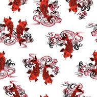 Japanese carp pattern N15