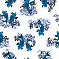 Japanese carp pattern N18