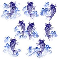 Japanese style carp N16