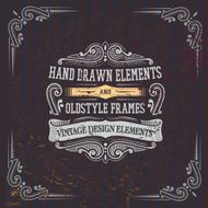vintage frames and design elements N43