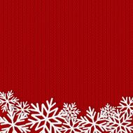 Christmas background with paper snowflakes N9