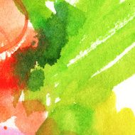 multicolored stain dark green red orange N2