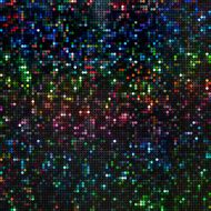 dots colored hologram sticker