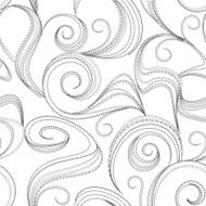 seamless abstract black swirl background N2
