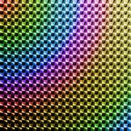 High saturation colored hologram sticker