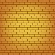 Vector yellow brick wall seamless background N2