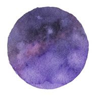 Vector watercolor background in Cosmic Space colors N2