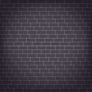 Vector black brick wall seamless background N2