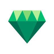 Polygonal Icon with geometrical figures N2