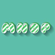 M N O P - Christmas Candy Alphabet
